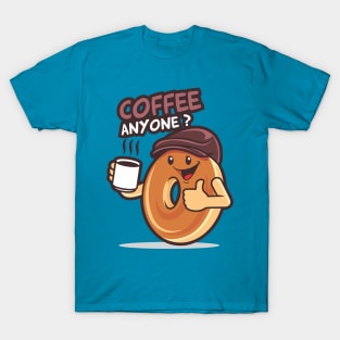 Coffee Bagel Man T-Shirt